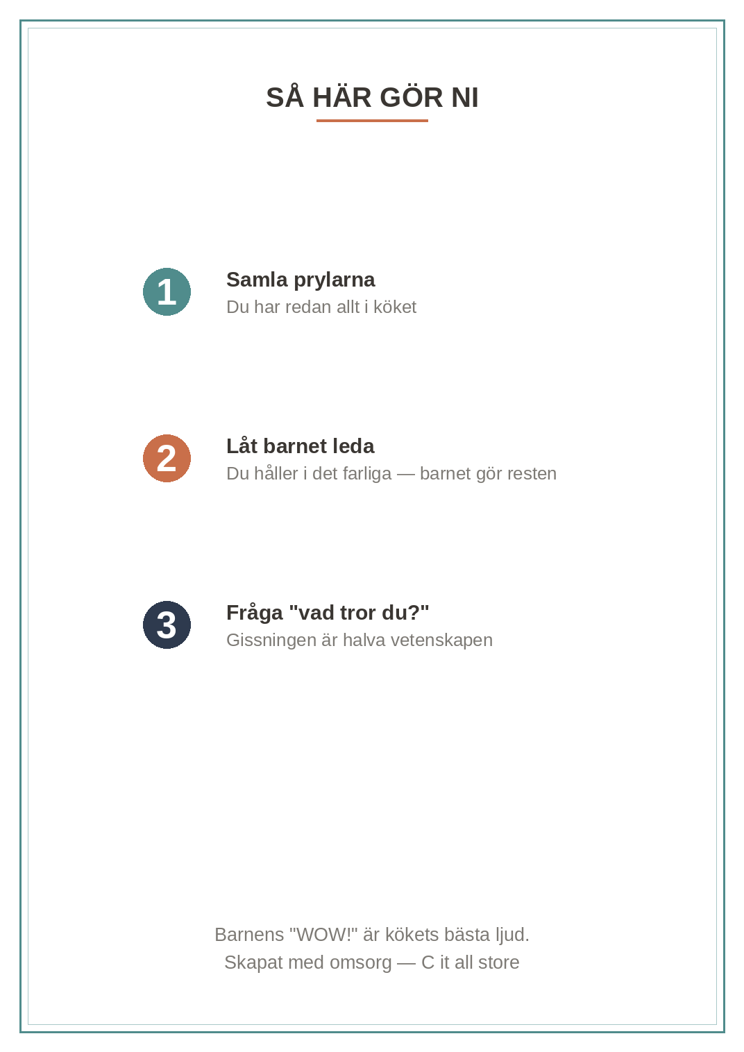 Köksexperiment för barn — 6 säkra försök med vanliga köks-prylar + diplom (printbar PDF)