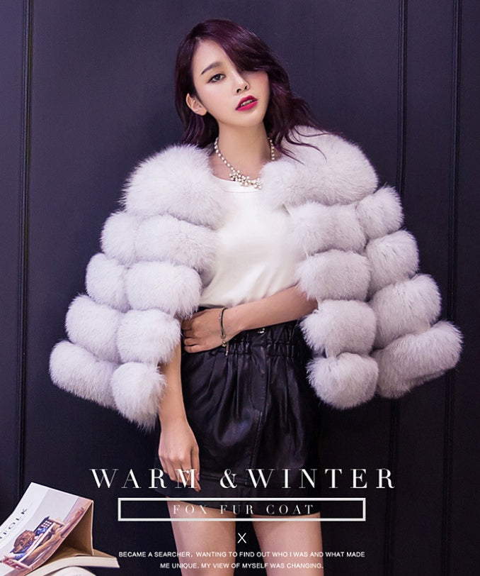 S-3XL Mink Coats Women Winter New Fashion FAUX Fur Coat Elegant Thick Warm Outerwear Fake Fur Jacket Chaquetas Mujer