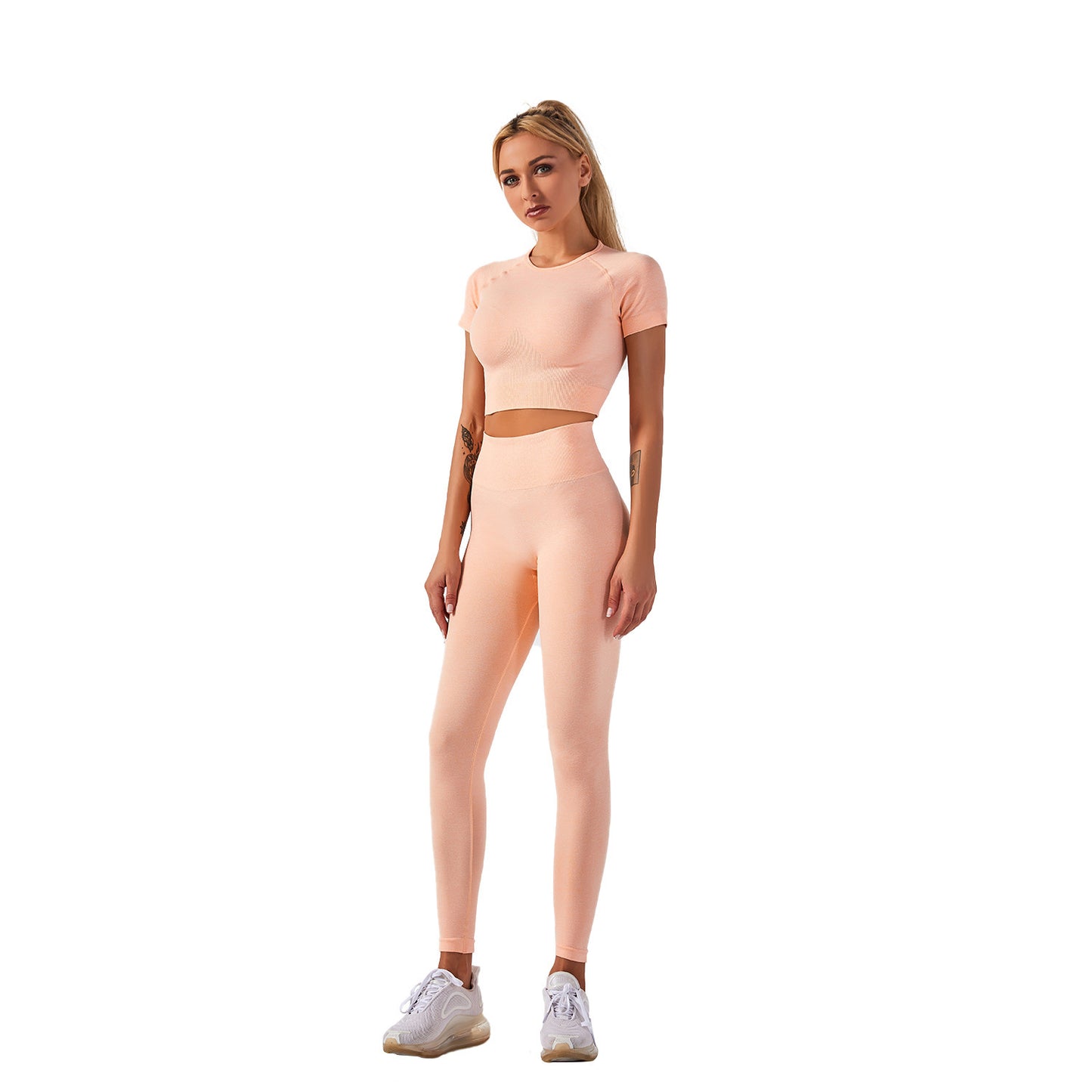 Ensemble de yoga botee sans couture pour femmes, fitness, gymnastique active