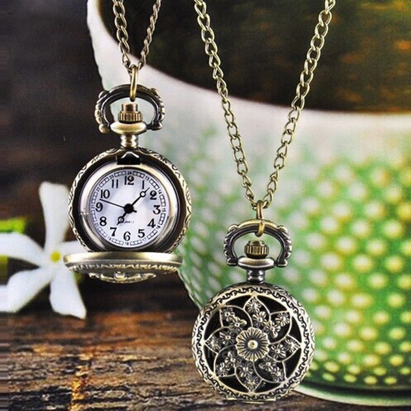 Windmill flip pocket watch