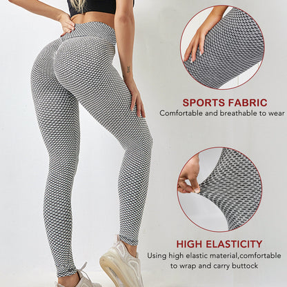 TIK Tok Leggings kvinnor rumpa lyftning collants d'entraînement Plus storlek Sport hög midja yoga byxor Amazon förbjudad