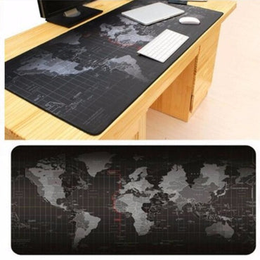 Låsbart, överdimensionerat, halkfritt, tjockt tangentbord och musmatta