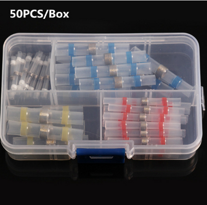 Waterproof Solder Sleeve Terminal Block 50Pcs Boxed