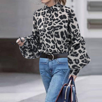 Women Sexy Leopard Print  Tops