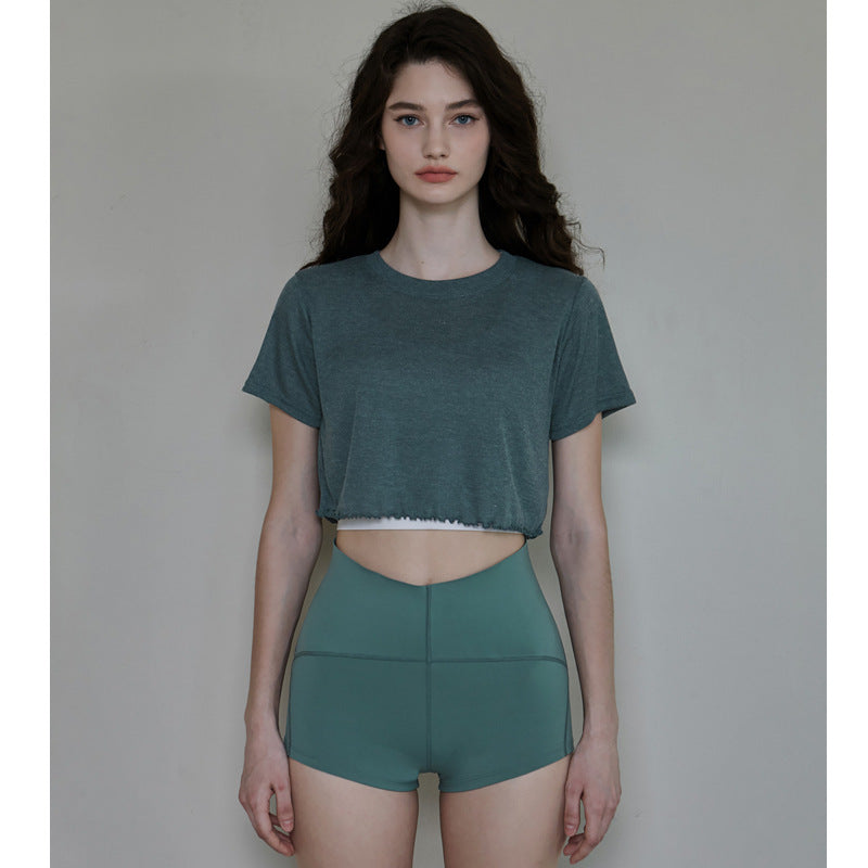 Yoga Clothes Short Sleeve Workout Top