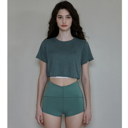 Yoga Clothes Short Sleeve Workout Top