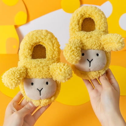 Cute cartoon little sheep children cotton shoes