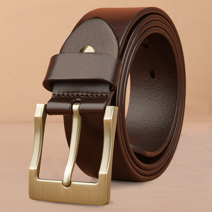Men's Pin Buckle Business Casual Simple Belt - Effortless Professional
