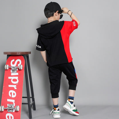Children's Clothing Summer New Boy Short-Sleeved Suit