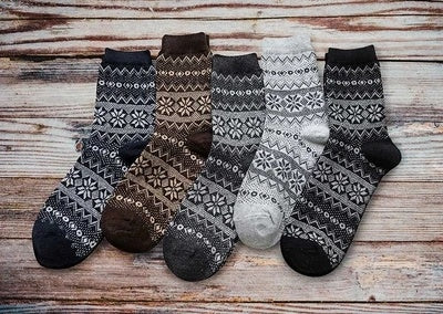 Winter Thick Warm Stripe Wool Socks