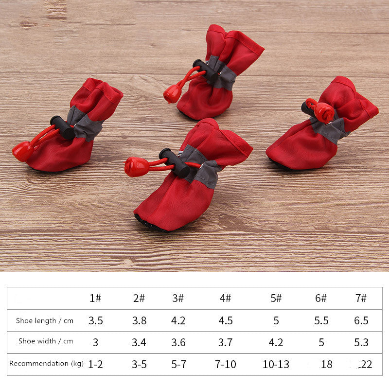 Chaussures pour animaux de compagnie, chaussures à semelles souples pour chiens