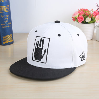Koreanskt modebroderi Baseball Street Dance Par Hip Hop-hatt utomhussolhatt