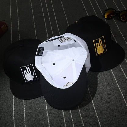 Koreanskt modebroderi Baseball Street Dance Par Hip Hop-hatt utomhussolhatt