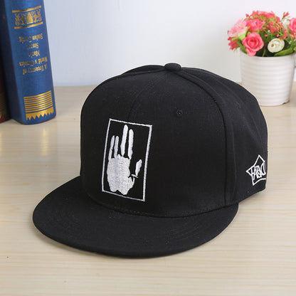 Koreanskt modebroderi Baseball Street Dance Par Hip Hop-hatt utomhussolhatt