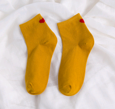 Women's autumn and winter cotton women's socks cotton socks love heart socks women's socks