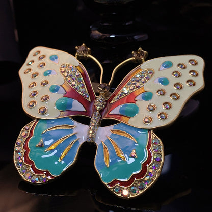 Broche papillon de haute qualité, personnalité gracieuse