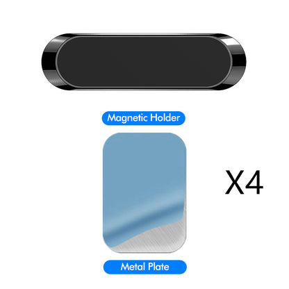 F6 Strip Plate Magnetic Car Phone Holder Stand Magnet Holder For Phone In Car Mount Holder