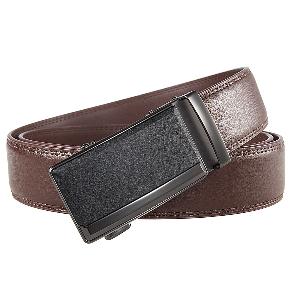 Men's Business Split Leather Belt - Professional Excellence