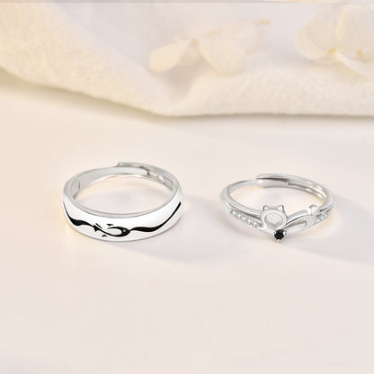 Couple Rings Can Be Adjusted For Men And Women