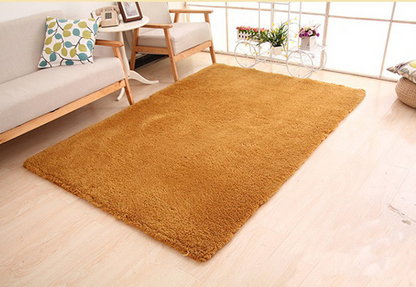 Tapis de salon zone solide tapis moelleux doux décor à la maison blanc en peluche tapis chambre tapis cuisine tapis de sol blanc tapis Tapete