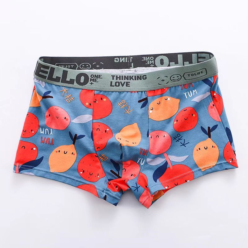 Cotton Boxers Loose And Comfortable Underpants For Boys Young Students Boxer Shorts