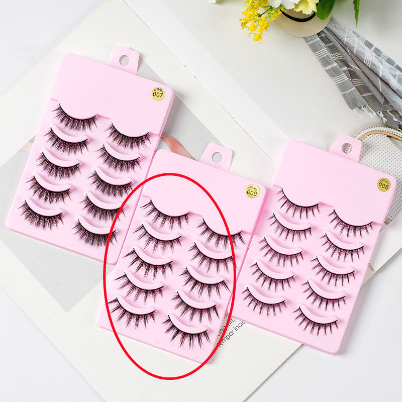 5 paires de cils Manga nouveauté Anime Cosplay naturel vaporeux maquillage coréen faux cils artificiels