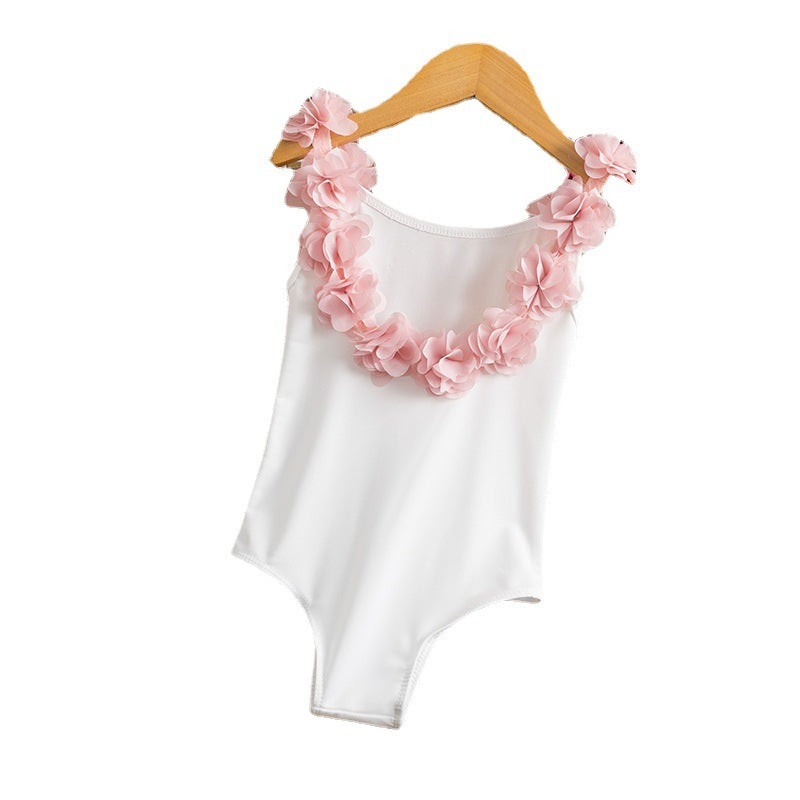 Maillot de bain une pièce en dentelle, dos croisé, double nœud, grand dos