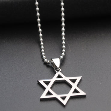 Six-pointed star necklace