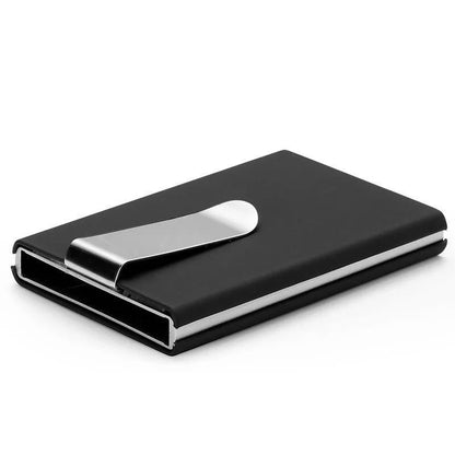 Automatic pop-up aluminum metal wallet