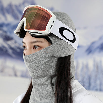 Velvet Windproof Ski Head Cover Protective Mask