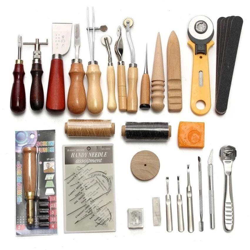 Leather Craft Package Handmade Leather Hand-sewn Suit