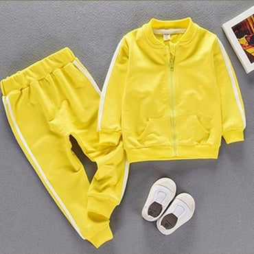 Boys' Handsome Autumn and Winter Clothes - Three-Piece Kid Clothes