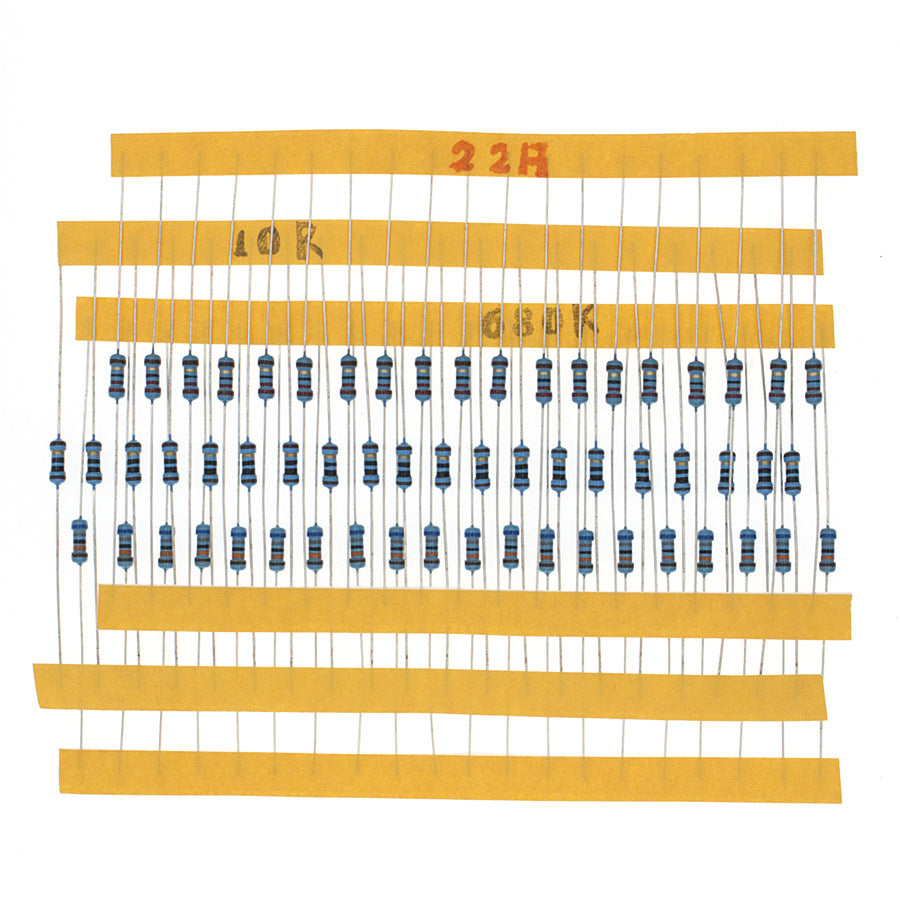 Femfärgsringmotstånd 1% Precision Metal Film Resistor Package