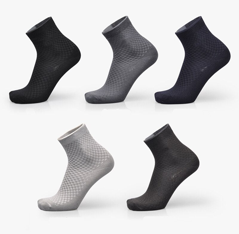 Chaussettes pour hommes, nouvelles chaussettes en fibre de bambou