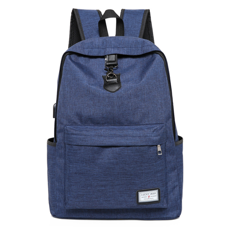 Backpack Grey Anti Theft Bag