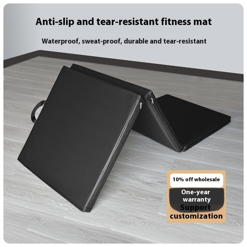Three-Fold Gymnastic Mat for Men and Women - Training and Exercise