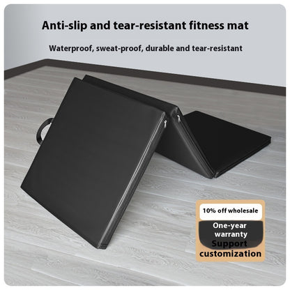 Three-Fold Gymnastic Mat for Men and Women - Training and Exercise