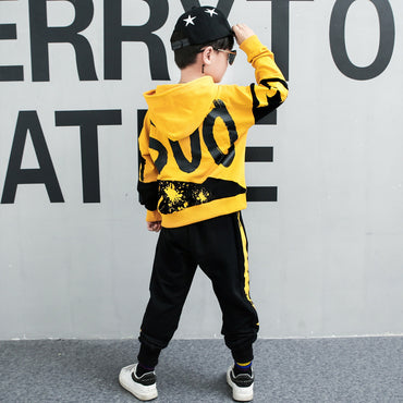 Professional Boy's Hooded Sports Suit