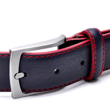 Men's Pin Buckle Leather Leisure Belt - Sophisticated Comfort