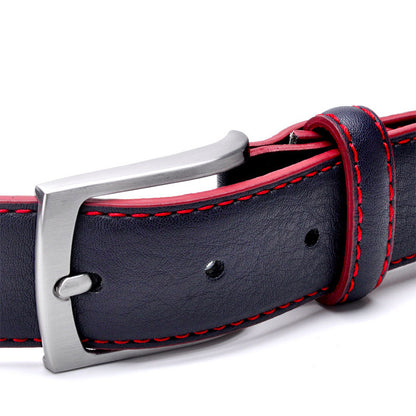 Men's Pin Buckle Leather Leisure Belt - Sophisticated Comfort
