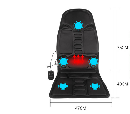 Coussin de massage pour voiture, voiture, maison, chaise de massage vibrante à double usage