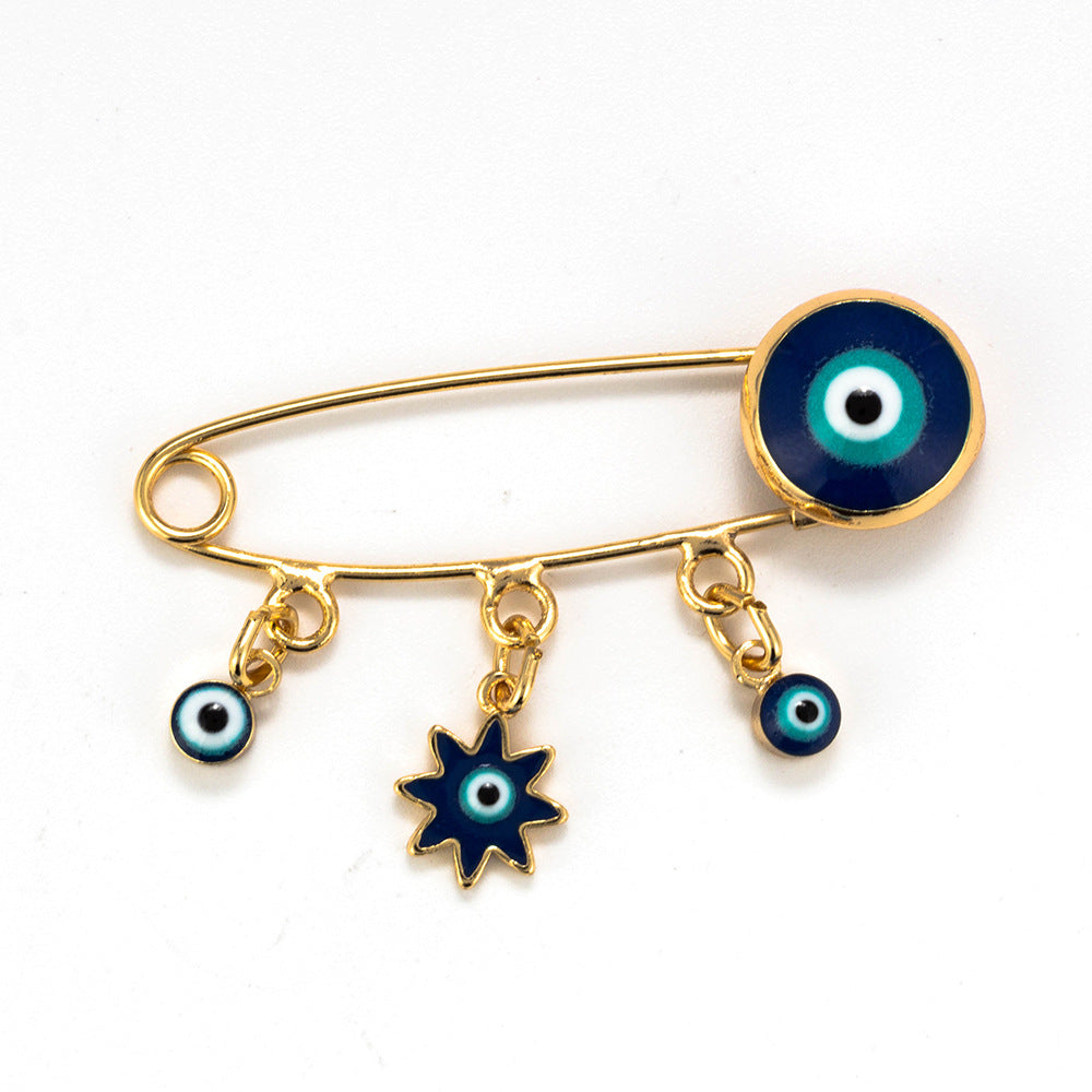 Broche oeil du diable