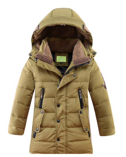 -30 degrés vestes d'hiver pour enfants en duvet de canard rembourré vêtements pour enfants grands garçons chaud hiver vers le bas manteau épaississement vêtements d'extérieur