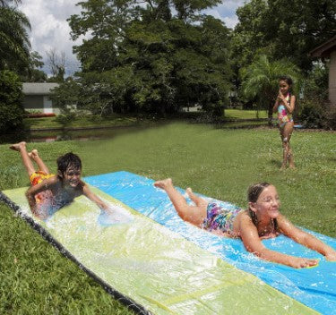 Toboggan aquatique en plein air, lit toboggan aquatique, lit d'eau de jeu