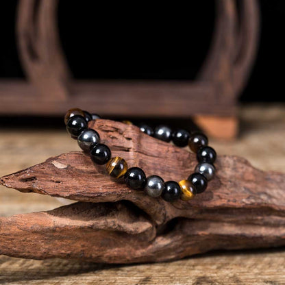 Tiger eye bracelet natural stone bracelet