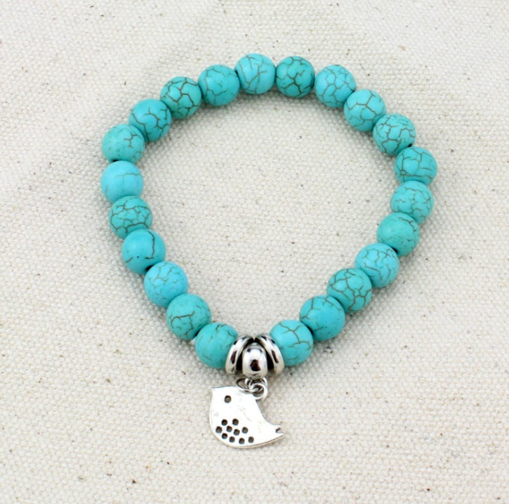 Boho Vintage Turquoise Bracelet - Stylish Fashion Jewelry
