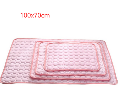 Coussin de nid froid en soie glacée pour chien et chat, pour se rafraîchir en été