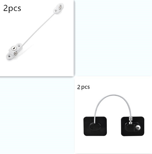 Fönster Säkerhet keja lås fönster Kabellås begränsar multifonctions fönster lås dörr säkerhetsskydd for barnsäkerhet 1Pcs