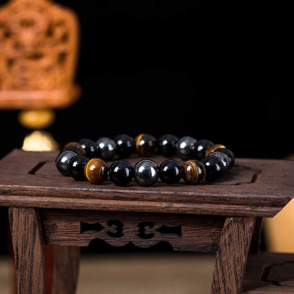 Tiger eye bracelet natural stone bracelet