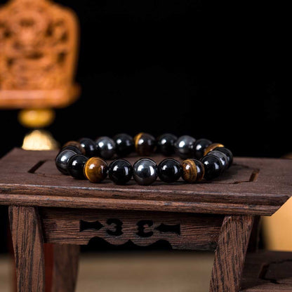 Tiger eye bracelet natural stone bracelet